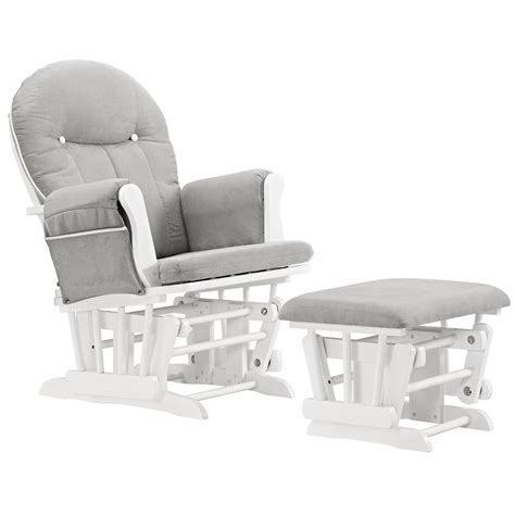 angel line celine glider and ottoman|Angel Line Celine Glider and Ottoman, White/Gray Cushion with .